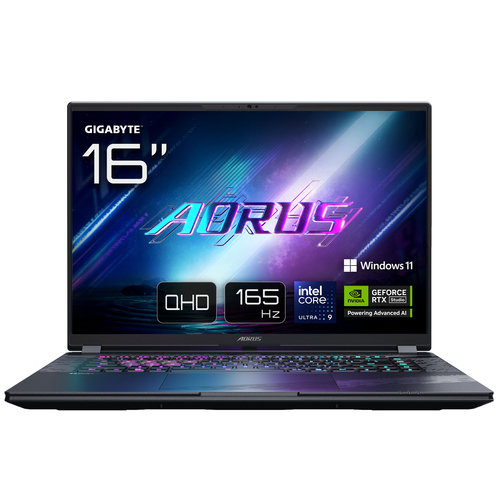 GIGABYTE AORUS ELITE 16 BWH Ordinateur Portable Gaming - 16,0“, 165Hz WQXGA, Intel Ultra 9 275HX, GPU NVIDIA RTX 5070, 32Go DDR5 5600MHz, 2 x SSD Gen4 1To, Windows 11 Pro, Garantie 2 ans, ELITE 16 BWHC3FRC65SP