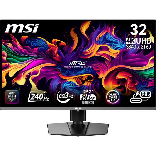 MSI MPG 322URX QD-OLED écran plat de PC 80 cm (31.5