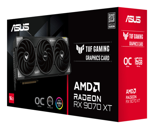 ASUS TUF Gaming TUF-RX9070XT-O16G-GAMING AMD Radeon RX 9070 XT 16 Go GDDR6