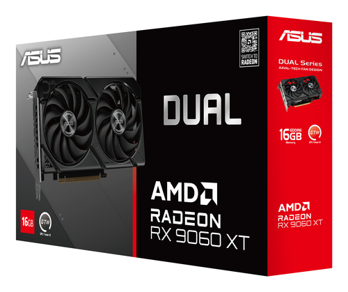 ASUS Dual -RX9060XT-16G AMD Radeon RX 9060 XT 16 Go GDDR6