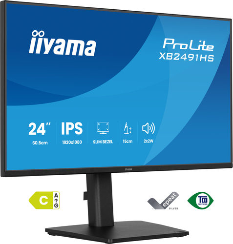 iiyama ProLite XB2491HS-B1 écran plat de PC 60,5 cm (23.8