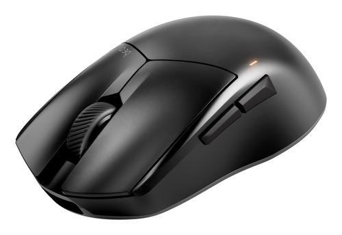 be quiet! Dark Perk Ergo | souris gaming sans fil | ultra-légère | Capteur PixArt PAW3950 | design droitier
