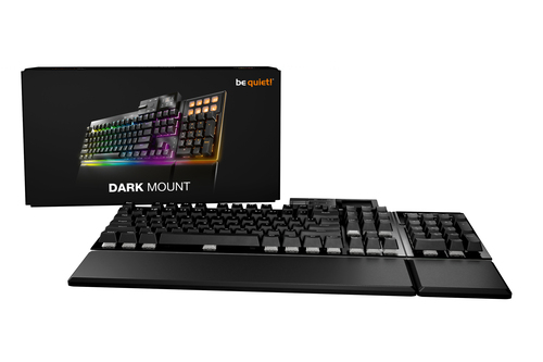 be quiet! Dark Mount FR | clavier mécanique silencieux | switches tactiles | pavé numérique et module multimédia modulaires | ARGB | layout FR