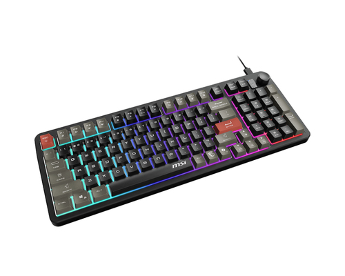 MSI FORGE GK110 FR clavier Gaming USB QWERTY Anglais américain Noir