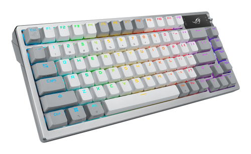 ASUS ROG Azoth clavier Gaming USB + RF Wireless + Bluetooth Blanc