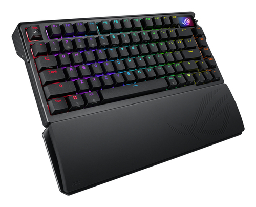 ASUS ROG Azoth Extreme clavier Gaming USB + RF Wireless + Bluetooth QWERTZ Français Noir