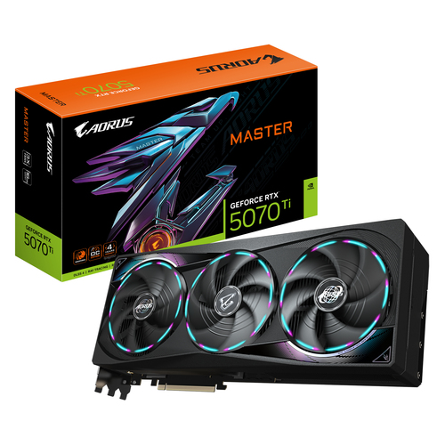 GIGABYTE AORUS GeForce RTX 5070 Ti MASTER 16G Carte Graphique