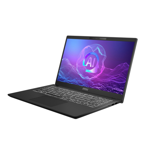 MSI Modern 15 H AI C2HMG-288FRNN Intel Core Ultra 5 225H Ordinateur portable 39,6 cm (15.6
