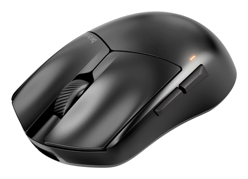 be quiet! Dark Perk Ergo | souris gaming sans fil | ultra-légère | Capteur PixArt PAW3950 | design amibidextre