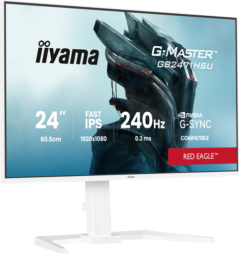 iiyama G-MASTER GB2471HSU-W1 écran plat de PC 60,5 cm (23.8