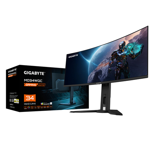 GIGABYTE Moniteur de jeu courbé OLED WQHD MO34WQC 34