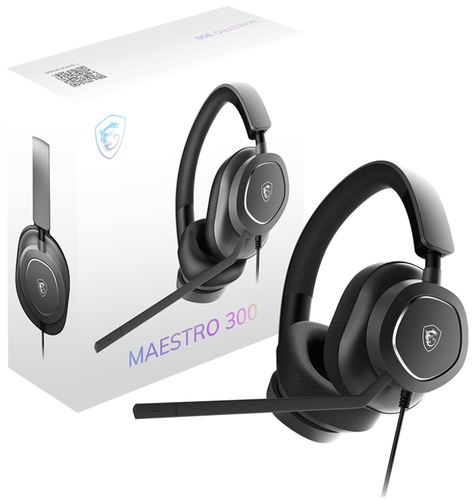 MSI Maestro 300 Casque Avec fil Arceau Gaming USB Type-C / USB Type-A Noir