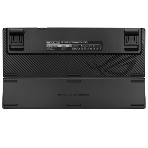 ASUS ROG Strix Scope II 96 Wireless clavier Gaming USB + RF Wireless + Bluetooth AZERTY Français Noir