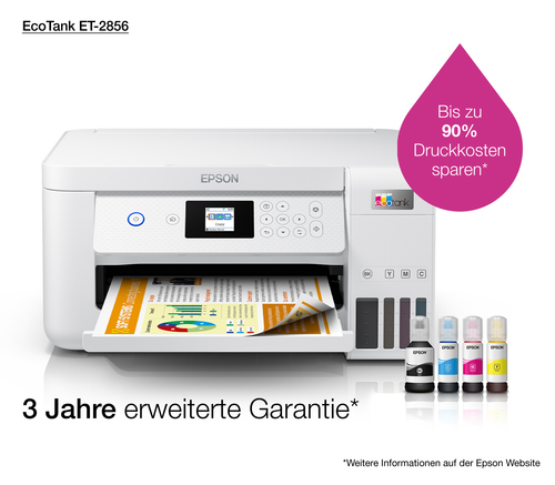 Epson EcoTank ET-2856 Jet d'encre A4 5760 x 1440 DPI 33 ppm Wifi