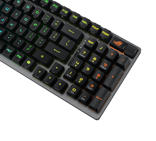 ASUS ROG Strix Scope II 96 RX clavier Gaming USB + RF Wireless + Bluetooth Noir