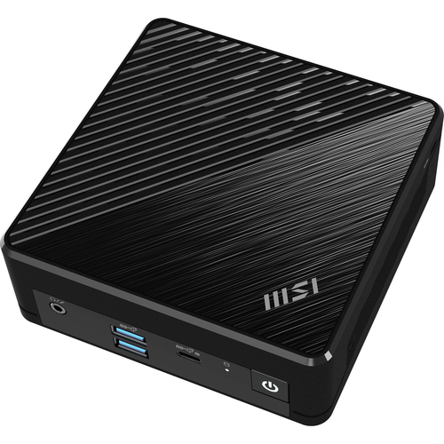 MSI Cubi N ADL S-078EU Intel® N N100 4 Go DDR4-SDRAM 128 Go SSD Windows 11 Pro Mini PC Noir