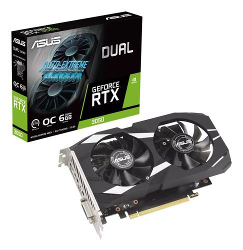 ASUS Dual -RTX3050-O6G NVIDIA GeForce RTX 3050 6 Go GDDR6