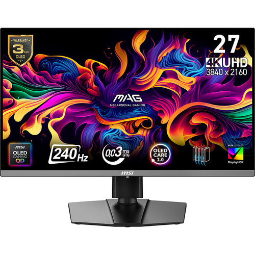 MSI MAG 272UP QD-OLED X24 écran plat de PC 67,3 cm (26.5