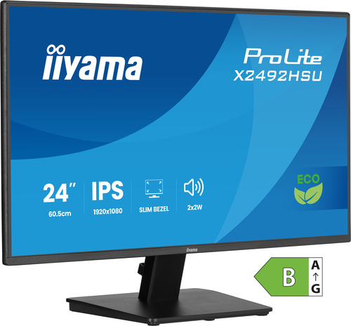 iiyama ProLite X2492HSU-B1 écran plat de PC 60,5 cm (23.8