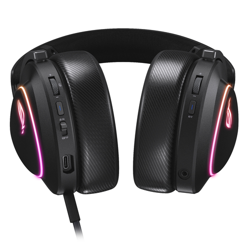 ASUS ROG DELTA II Casque Avec fil &sans fil Arceau Gaming USB Type-C Bluetooth Noir