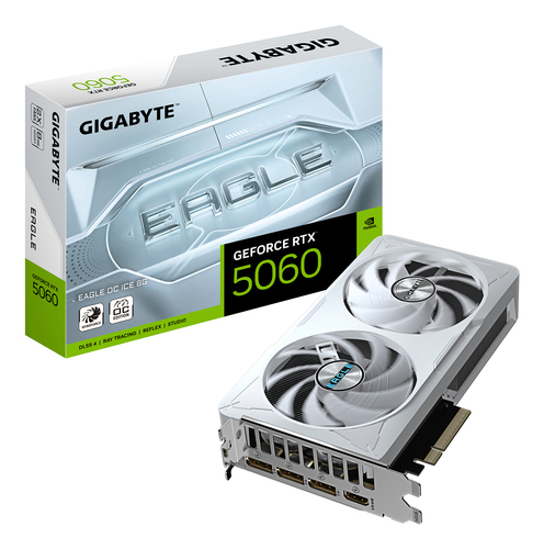 GIGABYTE GeForce RTX 5060 EAGLE OC ICE 8G Carte Graphique