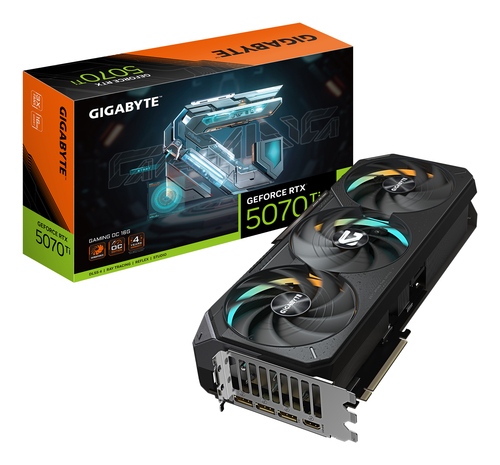 GIGABYTE GeForce RTX 5070 Ti GAMING OC 16G Carte Graphique