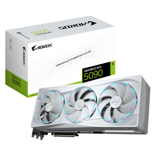 GIGABYTE AORUS GeForce RTX 5090 STEALTH ICE 32G Carte Graphique