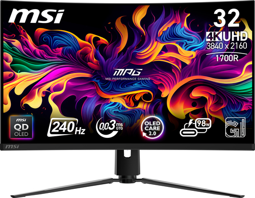 MSI MPG 321CURX QD-OLED écran plat de PC 80 cm (31.5