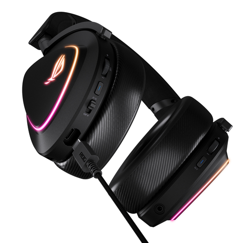ASUS ROG DELTA II Casque Avec fil &sans fil Arceau Gaming USB Type-C Bluetooth Noir