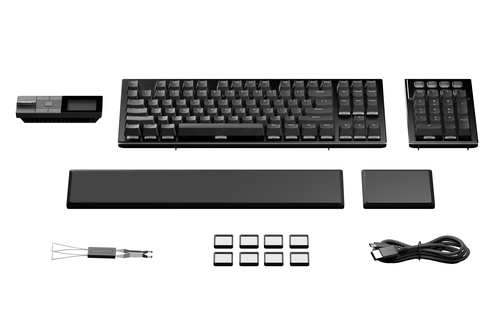be quiet! Dark Mount FR | clavier mécanique silencieux | switches tactiles | pavé numérique et module multimédia modulaires | ARGB | layout FR