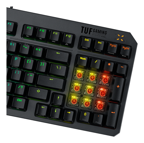 ASUS TUF Gaming K3 Gen II clavier USB QWERTY Français Noir