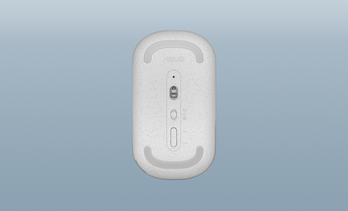 ASUS Marshmallow Mouse MD100 souris Bureau Ambidextre RF sans fil + Bluetooth Optique 1600 DPI