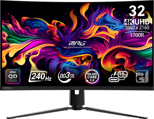 MSI MPG 321CURX QD-OLED écran plat de PC 80 cm (31.5