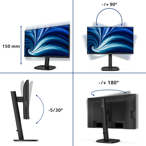 Philips 3000 series 24B2N3200J/00 écran plat de PC 60,5 cm (23.8