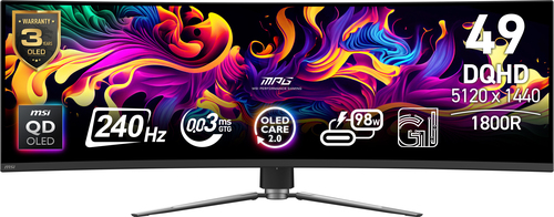 MSI MPG 491CQPX QD-OLED écran plat de PC 124,5 cm (49