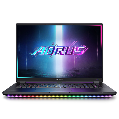 GIGABYTE AORUS MASTER 18 BZH Ordinateur Portable Gaming - 18,0“, 240Hz WQXGA, Intel Core 275HX, NVIDIA RTX 5090 GPU, 64Go DDR5 5600MHz, 2 x Gen4 1To SSD, Windows 11 Pro, Garantie 2 ans, AORUS MASTER 18 BZHC6FRD45SP