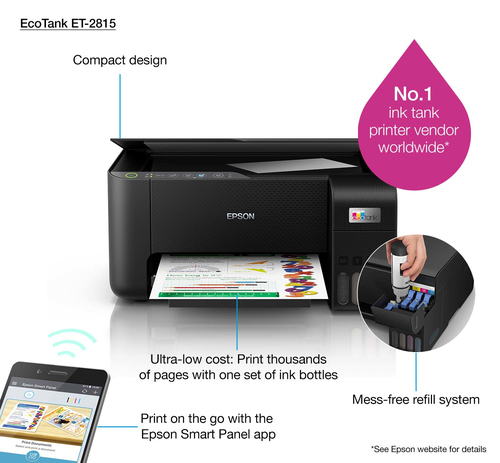 Epson EcoTank ET-2815 Jet d'encre A4 5760 x 1440 DPI 33 ppm Wifi