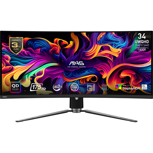 MSI MAG 341CQP QD-OLED écran plat de PC 86,4 cm (34