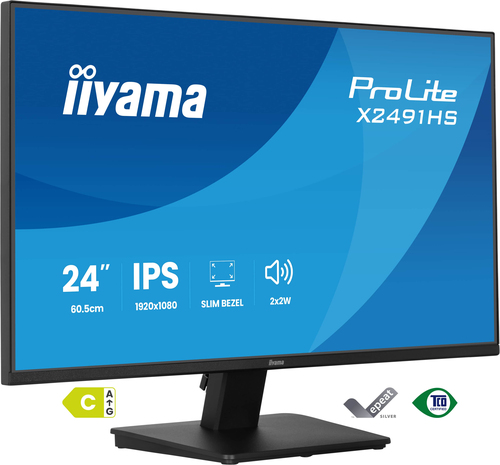 iiyama ProLite X2491HS-B1 écran plat de PC 60,5 cm (23.8
