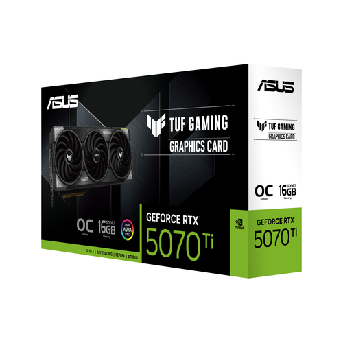 ASUS TUF Gaming TUF-RTX5070TI-O16G-GAMING NVIDIA GeForce RTX 5070 Ti 16 Go GDDR7