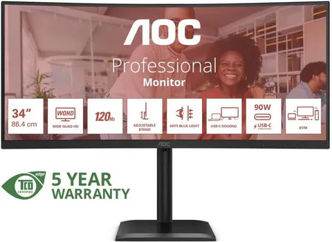 AOC CU34E4CV, écran