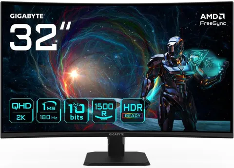 GIGABYTE GS32QCA EU, écran