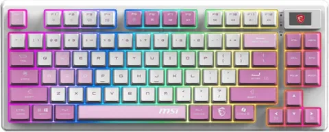 MSI FORGE GK600 TKL W VIOLET FR, clavier