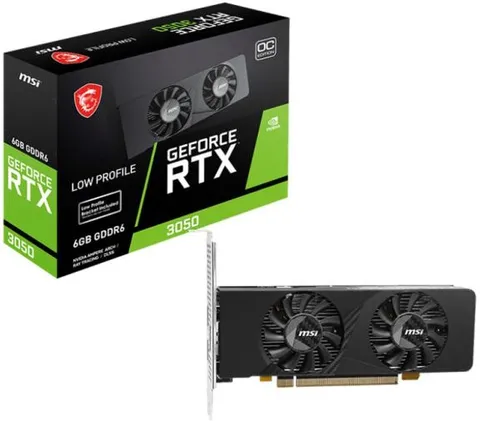 MSI RTX 3050 LP E 6G OC, carte graphique