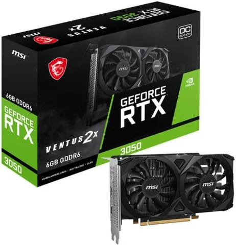 MSI RTX 3050 VENTUS 2X E 6G OC, carte graphique