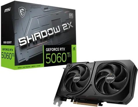 MSI RTX 5060 Ti 8G SHADOW 2X OC PLUS, carte graphique